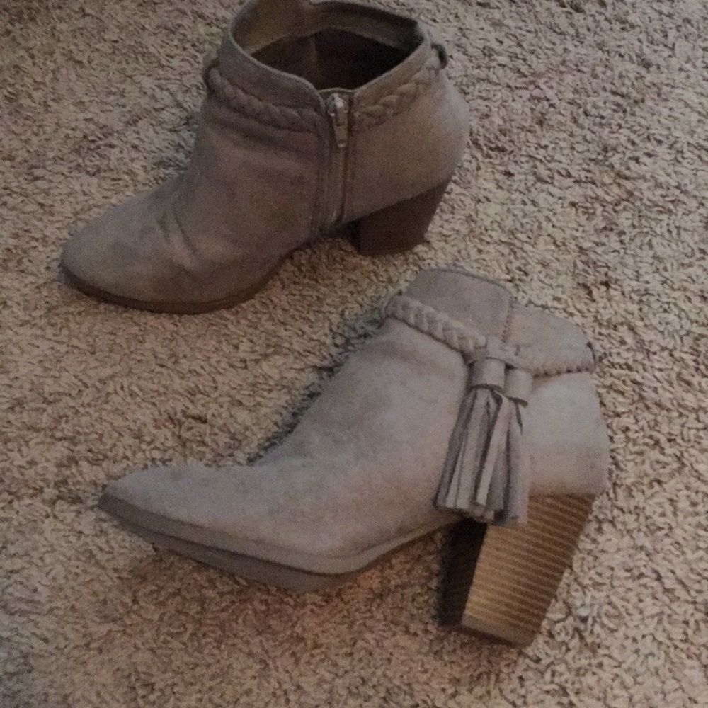 Grey western booties from Lulu’s!
